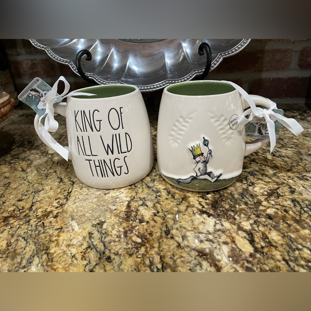 Rae Dunn Double Sided “King of All Wild Things” 19.5 oz Mug - Brand new